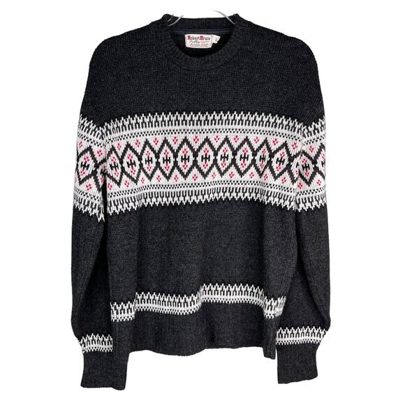 Vintage Robert Bruce Scandinavian Sweater by Paul Mage Orlon Large - Picture 1 of 9